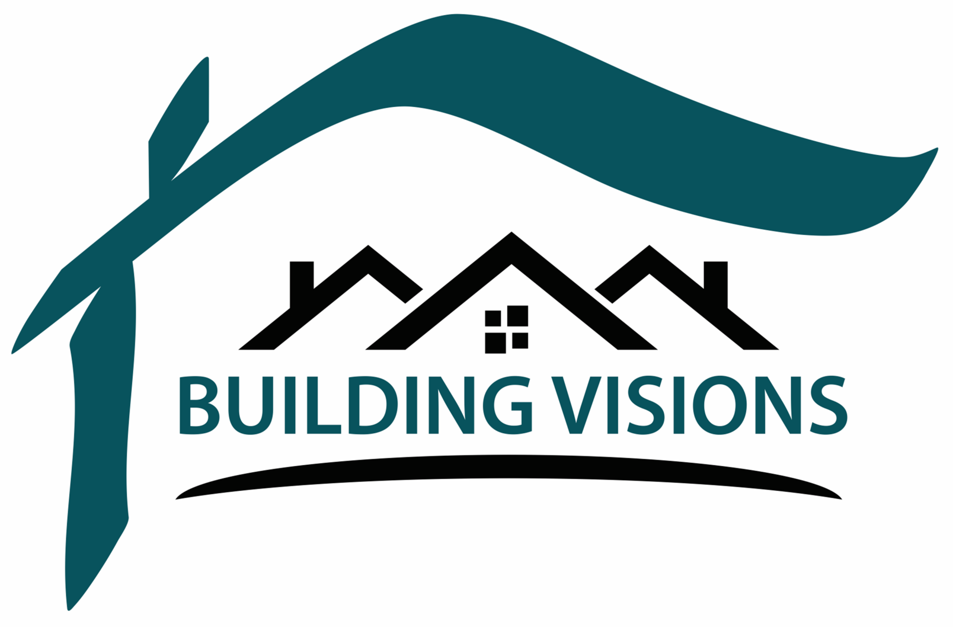 A professional logo for Building Visions, a home building organization in Billings.
