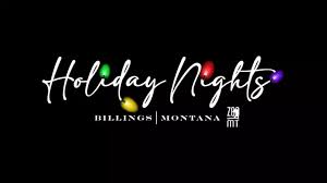Holiday Nights at Zoo Montana event logo in Billings Montana.